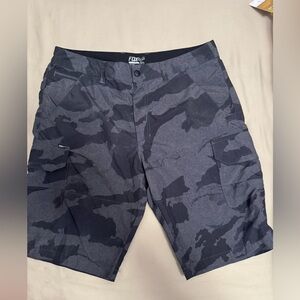 Fox Men's Cargo Shorts - Dark Camo size 34